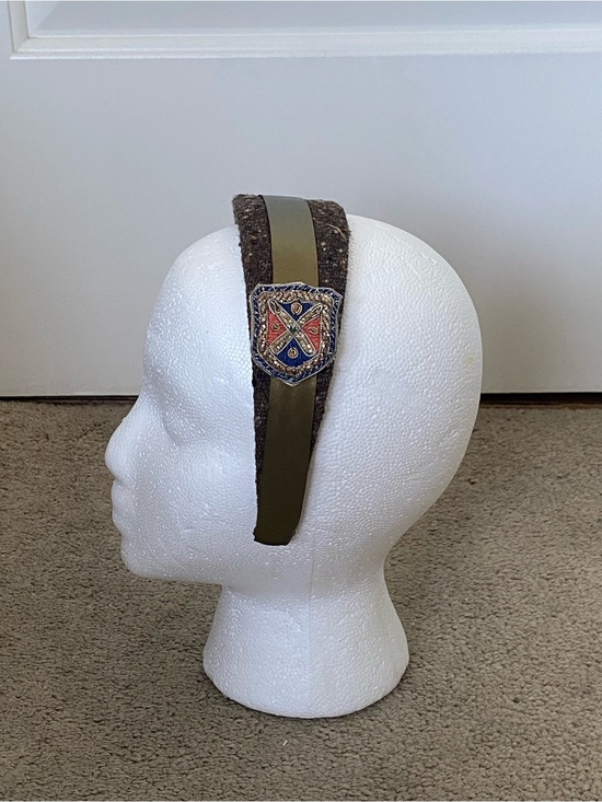Susan Daniels Tweed Patch Headband